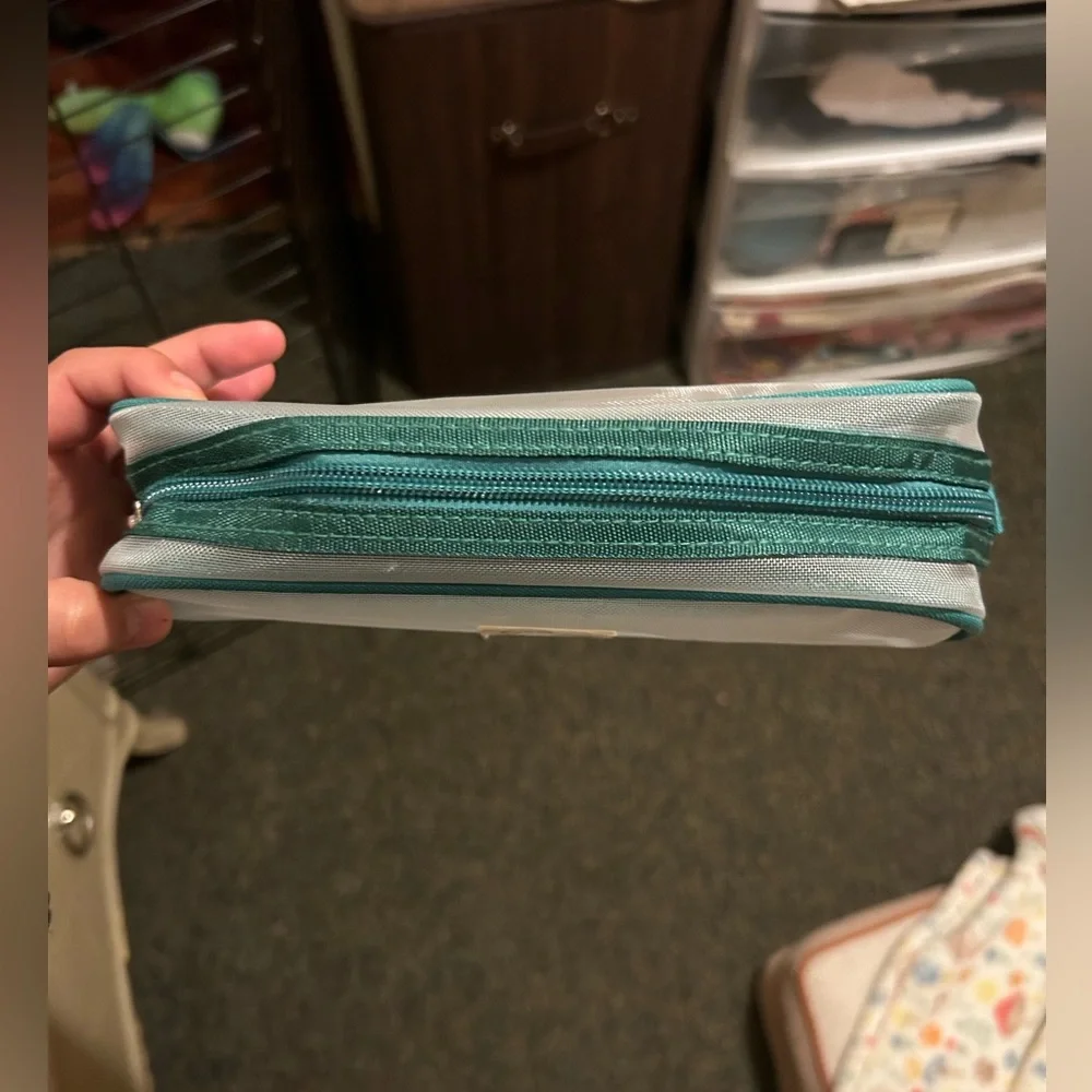 Grid Mesh Pencil Case